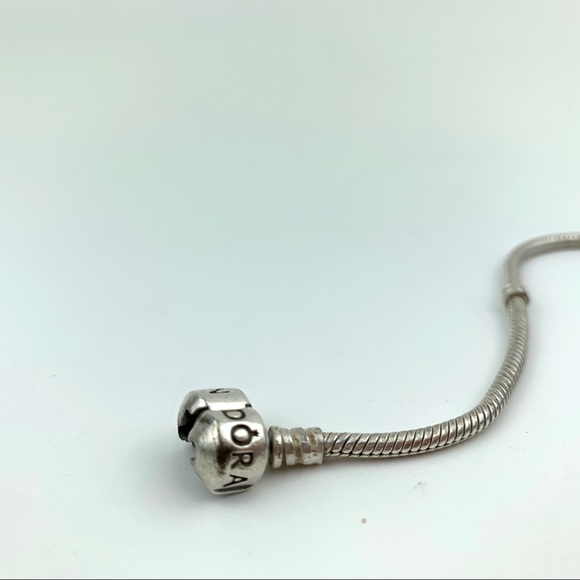 Pandora Heart shaped Pavé Charm Bracelet silver - Picture 3 of 16